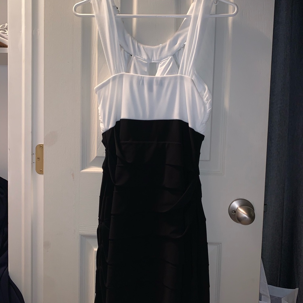 Black and white dress